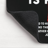 イエスは王女クリスチャン・クロス・ボーイ・トドル マウスパッド (コーナー)