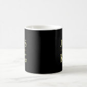 イエスは王様 _ キリスト教の信仰デザイン コーヒーマグカップ (中央)
