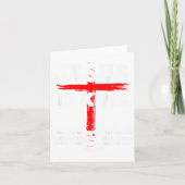 イエスは王様 メンズ レディース キリスト教 十字架 ボーイ トドラー カード (正面)