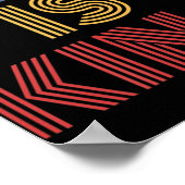 イエスは王Tシャツであるイエスは王の衣服 ポスター (角)