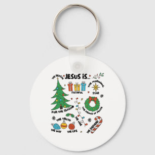 イエスは理由クリスマス Xmas ホリデー おもしろい キーホルダー