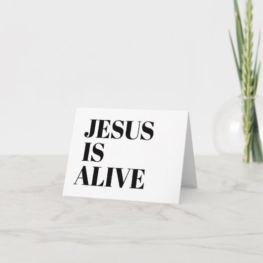 イエスは生きている キリストは復活した 神は死んでいない カード (正面)