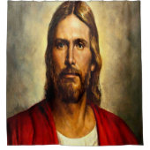 イエスは白いショーカーテンを渡る シャワーカーテン (正面)