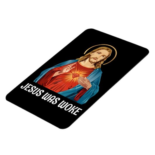 イエスは目を覚ましたWWJD マグネット (左側)