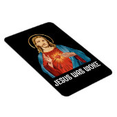 イエスは目を覚ましたWWJD マグネット (右側)