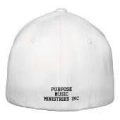 イエスは目的の省庁がフレックスフィットハット 刺繍入りキャップ (裏面)