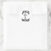 イエスは目覚めた ラウンドシール (バッグ)