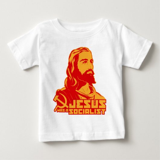 イエスは社会主義者だった ベビーTシャツ (正面)