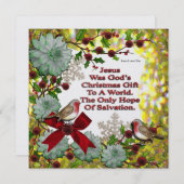 イエスは神のクリスマス贈り物だった シーズンカード (正面/裏面)