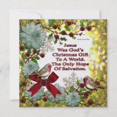 イエスは神のクリスマス贈り物だった シーズンカード (正面)
