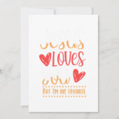 イエスは神の宗教教会カトリックの贈り物を愛する 招待状 (正面)