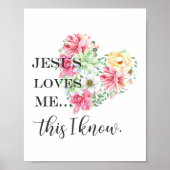 イエスは私が知っているこの事を愛している ポスター (正面)