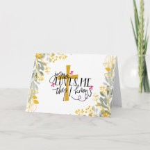 イエスは私が知っている、十字架と花を愛している