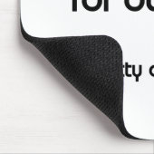 イエスは私たちの罪のクリスチャンのために死んだ マウスパッド (コーナー)