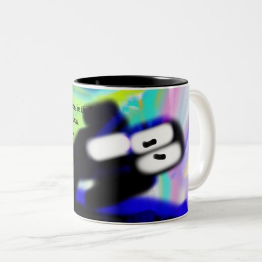 イエスは私たちを愛している ツートーンマグカップ (正面右)