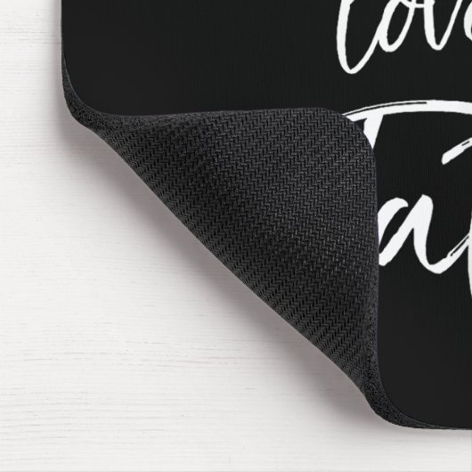 イエスは私と私の入れ墨のシャツクリスチャンを愛している マウスパッド (コーナー)