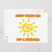 イエスは私に日の光を求めている ポストカード (正面/裏面)