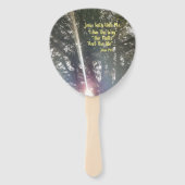 イエスは私に言った、「私は道であり、真理であり、生命である」 ハンドファン (裏面)