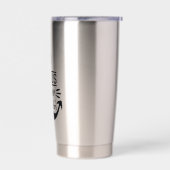 イエスは私のいかり聖句である 保温保冷タンブラー (左面)