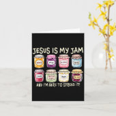 イエスは私のすべて　キリスト教のメッセージを広めにきた カード (黄色い花)