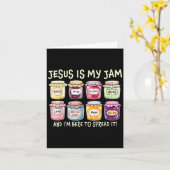 イエスは私のすべて　キリスト教のメッセージを広めるためにここに来ました カード (黄色い花)