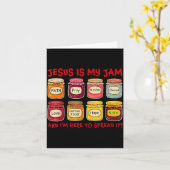 イエスは私のすべて　キリスト教の教えを広めるためにここにいます カード (黄色い花)