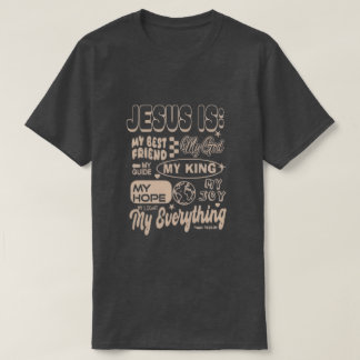 イエスは私のすべて –詩篇73にインスパイアされたTシャツ Tシャツ