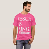 イエスは私のキリスト教の聖書聖句のChへの信仰である Tシャツ (正面フル)