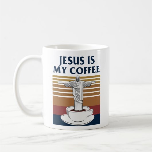イエスは私のコーヒー コーヒーマグカップ (左)
