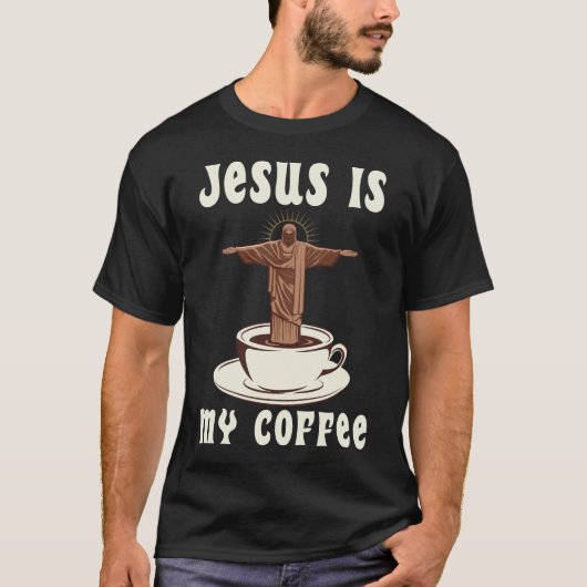 イエスは私のコーヒー Tシャツ (正面)
