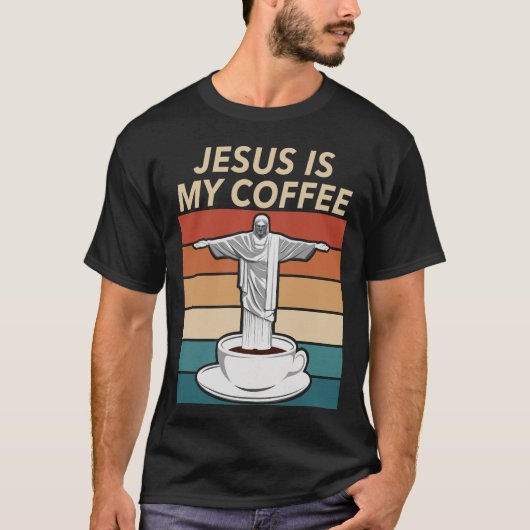 イエスは私のコーヒー Tシャツ (正面)