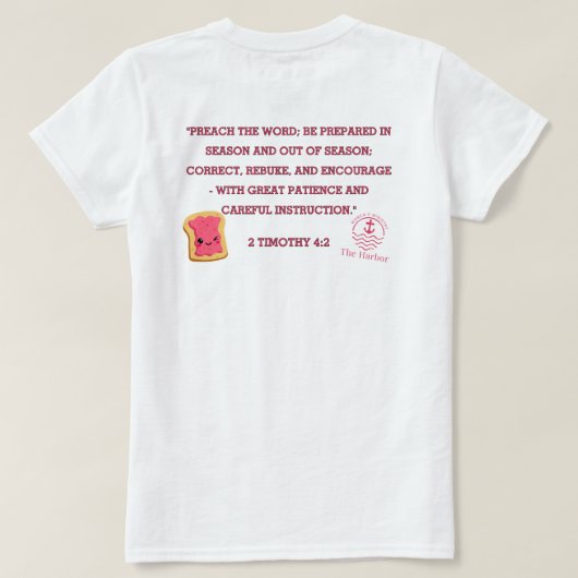 イエスは私のジャムTシャツ Tシャツ (デザイン裏面)