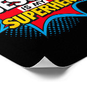 イエスは私のスーパーヒーローのクリスチャンである ポスター (角)