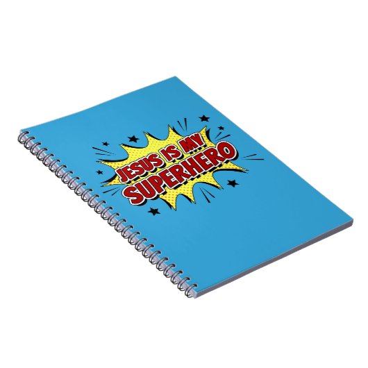 イエスは私のスーパーヒーローの子供と大人のキリスト教信仰 ノートブック (右側)