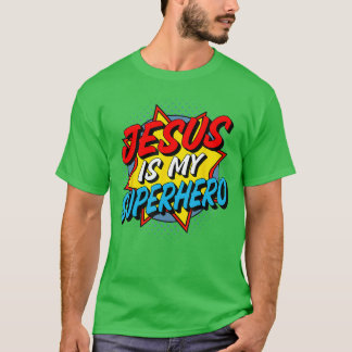 イエスは私のスーパーヒーロー Tシャツ