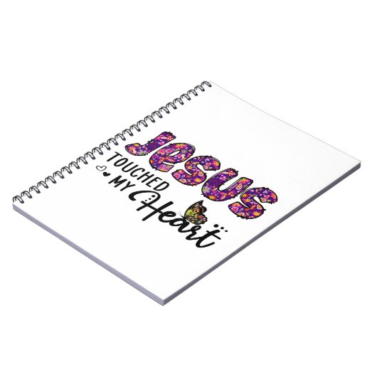 イエスは私のハートに触れた ノートブック (左側)