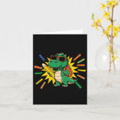 イエスは私のバレンタインデーのコケッティーボウクロスフェイス カード (黄色い花)