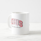 イエスは私のバレンタイン コーヒーマグカップ (正面左)