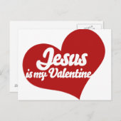 イエスは私のバレンタイン シーズンポストカード (正面/裏面)