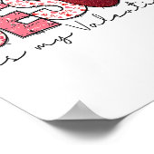 イエスは私のバレンタイン 宗教的 神 キリスト教 ヴァレ ポスター (角)