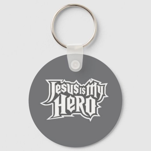 イエスは私のヒーローである（イエス・メウヘロイ） キーホルダー (正面)