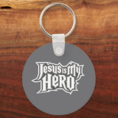 イエスは私のヒーローである（イエス・メウヘロイ） キーホルダー (正面)