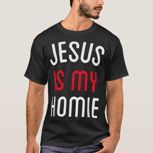 イエスは私のホミーおもしろい引用文T Tシャツ (正面)