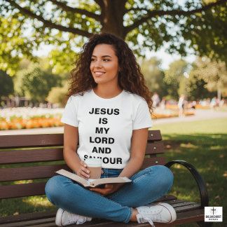"イエスは私の主であり救い主" 女性用Tシャツ Tシャツ