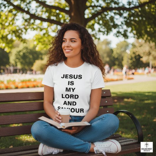"イエスは私の主であり救い主" 女性用Tシャツ Tシャツ