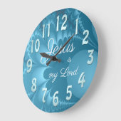 イエスは私の主 ラージ壁時計 (傾斜)