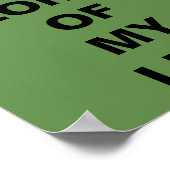 「イエスは私の人生の主である」 ポスター (角)