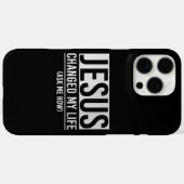 イエスは私の人生を変えました どのようにイエス Case-Mate iPhoneケース (裏面 (横))