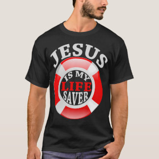 イエスは私の人生を救う女Aのクリスチャンシャツ Tシャツ