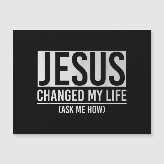 イエスは私の人生を頼イエス様に変えた (正面)